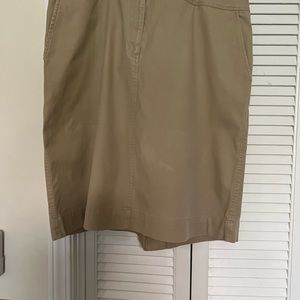 Khaki skirt